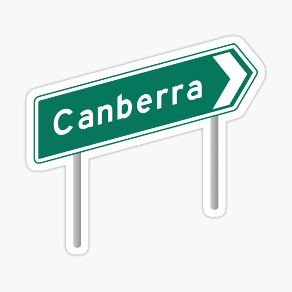 Item preview, Canberra designed and sold by WordsMaps.