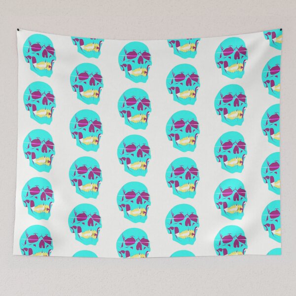 Item preview, Coloured skull designed and sold by RebelPurpleGirl.