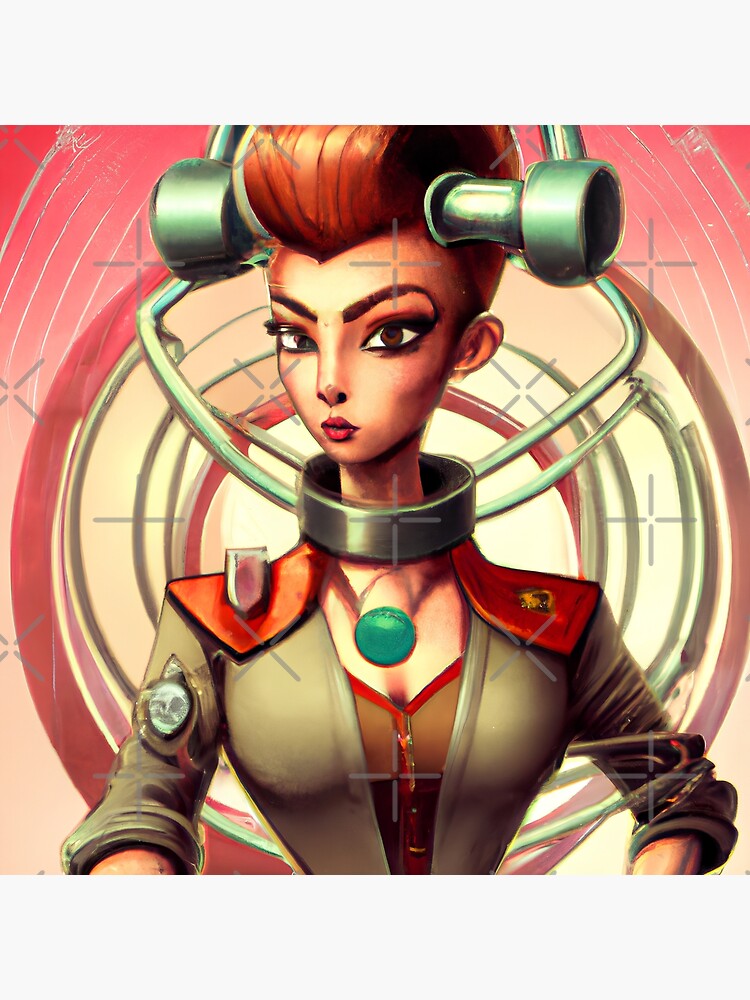 Atompunk Woman Atompunk Aesthetic Retro Sci Fi Art Sci Fi Concept Art Poster For Sale