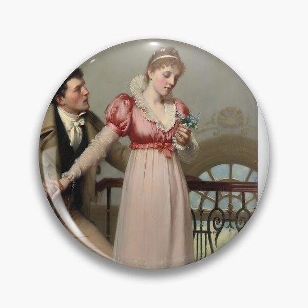Item preview, Yes Or No (1890) Edmund Blair Leighton (English, 1853 - 1922) designed and sold by TeeARTHY.