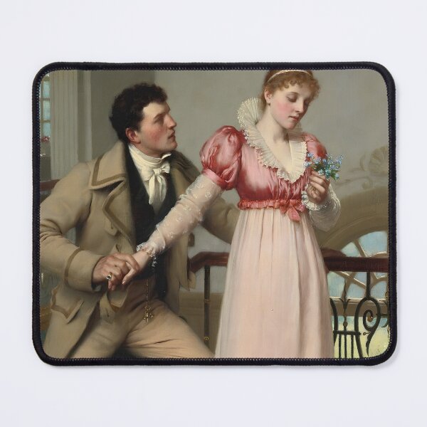 Item preview, Yes Or No (1890) Edmund Blair Leighton (English, 1853 - 1922) designed and sold by TeeARTHY.