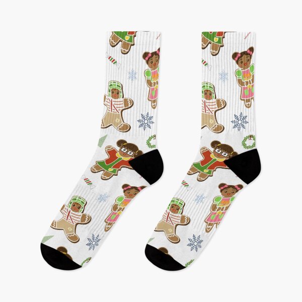 Item preview, Latino Christmas Ugly Sweater Gingerbread Boys and Girls Chavos y Chillonas designed and sold by Francielandia.