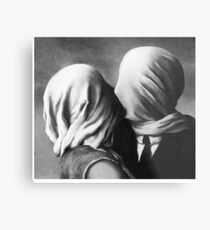 The Lovers Magritte Metal Print