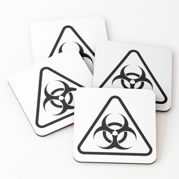 Item preview, Biohazard symbol inside triangle biological danger designed and sold by Dreamakerstudio.