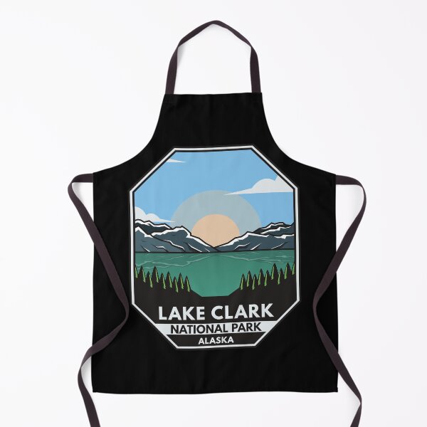 Item preview, Lake Clark National Park Minimal Retro Emblem designed and sold by KrisSidDesigns.