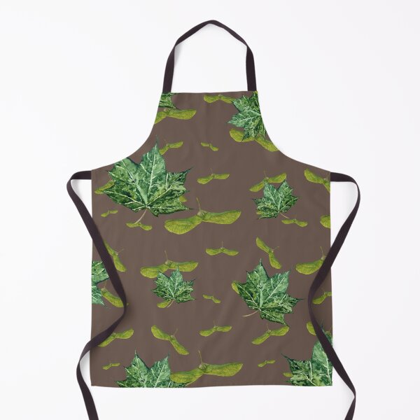 Item preview, Helicopter maple leaf seamless pattern  designed and sold by Yana Mustafina | Boho Soulful Designs.