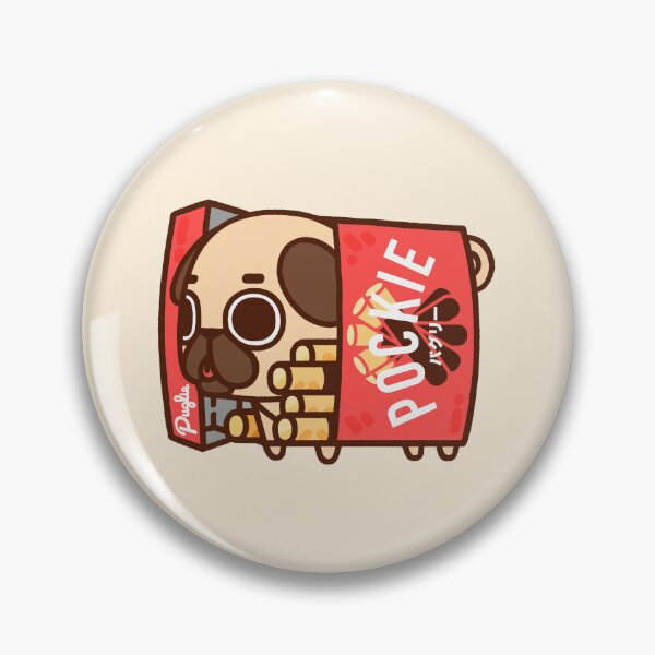 Item preview, Chocolate Pockie Puglie designed and sold by Puglie Pug.