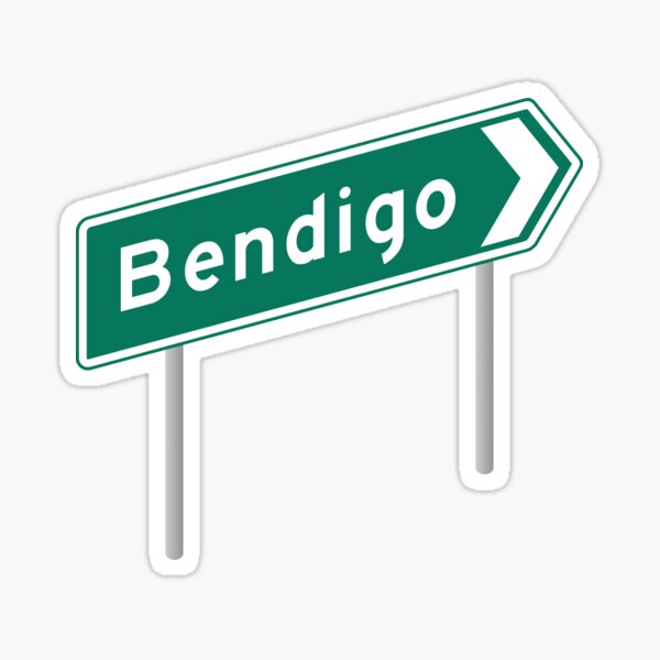 Item preview, Bendigo designed and sold by WordsMaps.