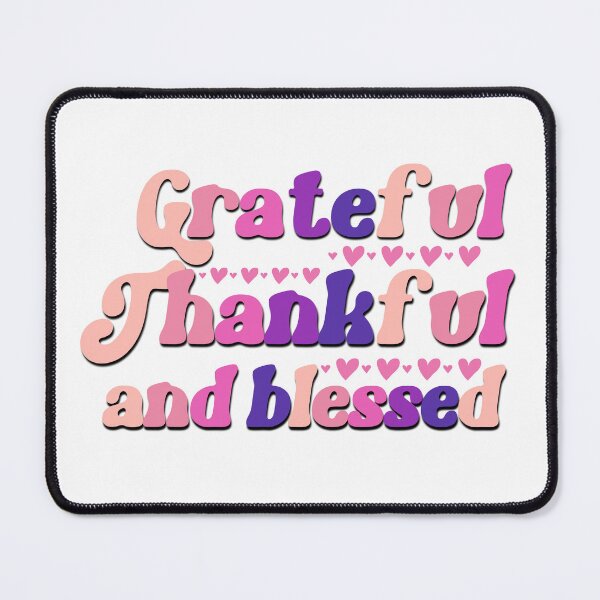 Item preview, grateful thankful and bless designed and sold by Emotionville.