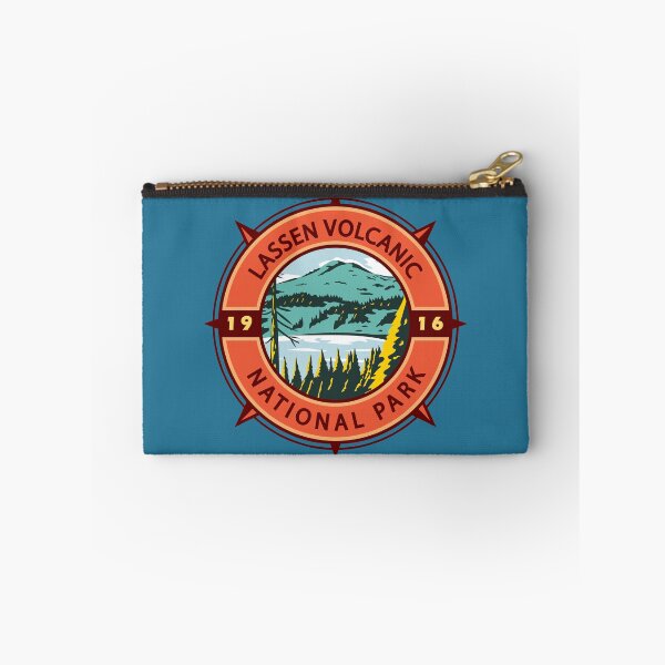 Item preview, Lassen Volcanic National Park Retro Compass Emblem designed and sold by KrisSidDesigns.