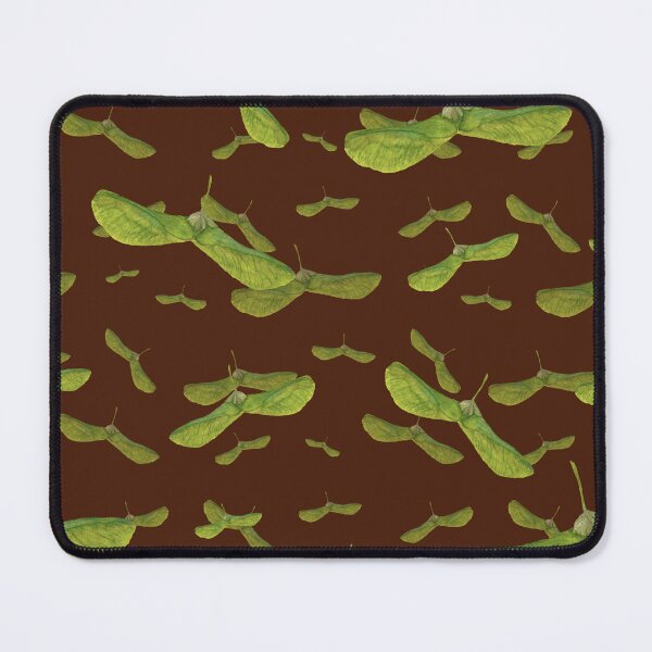 Item preview, Helicopter leaf seamless pattern  designed and sold by Yana Mustafina | Boho Soulful Designs.