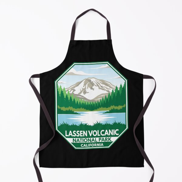 Item preview, Lassen Volcanic National Park Minimal Retro Emblem designed and sold by KrisSidDesigns.