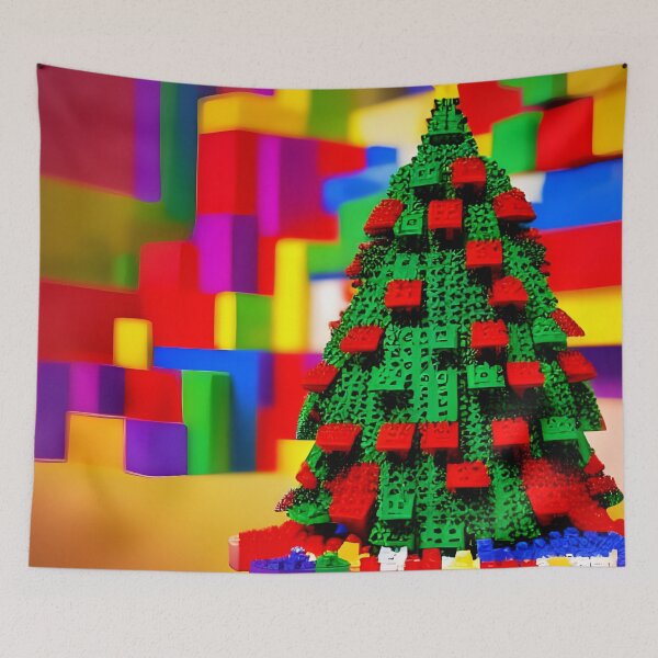Item preview, Building Blocks Christmas Tree designed and sold by Eline Art.