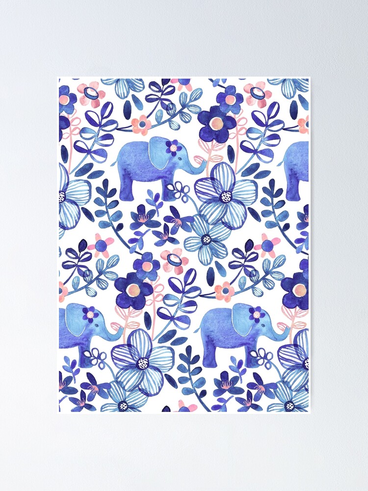 Elephant Love Wallpaper Borders Choose from 3 colorways Perfect for Baby