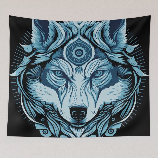 Item preview, Spiritwolf Wolf Design 1 by ai.miilk designed and sold by ai-miilk.