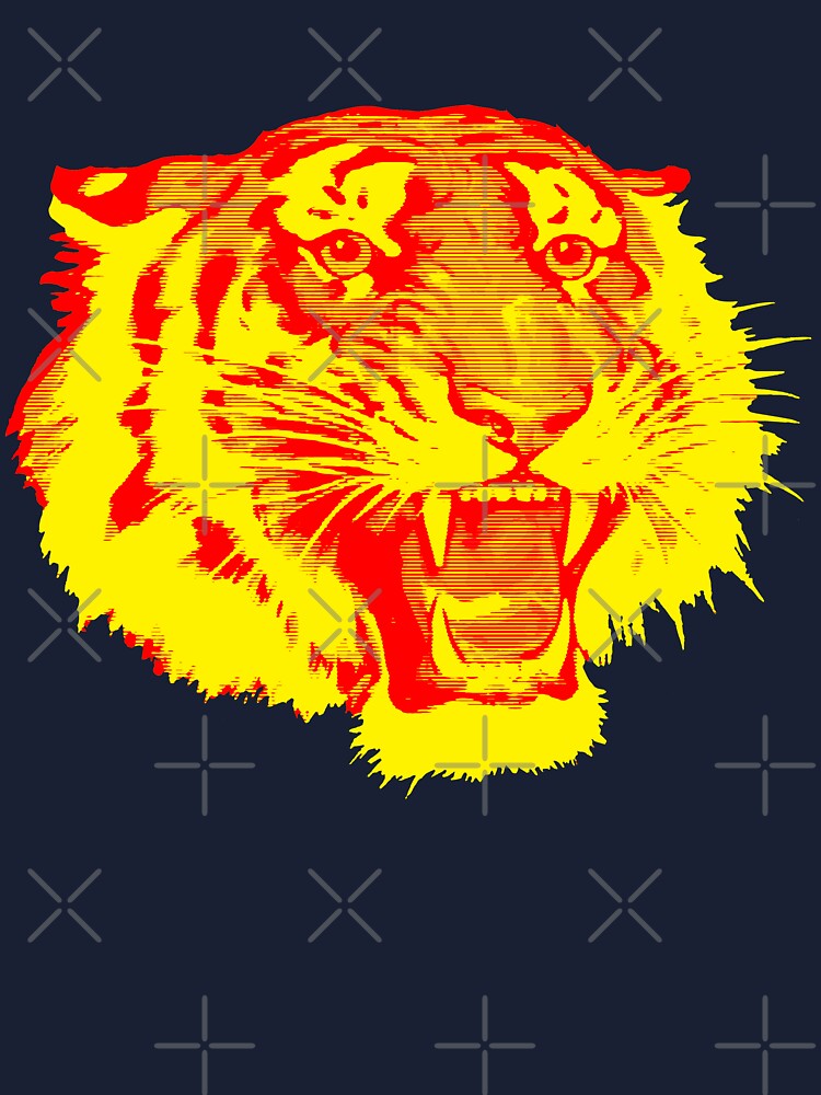 Thumbnail 2 of 2, Kids T-Shirt, Circus Tiger designed and sold by monsterplanet.
