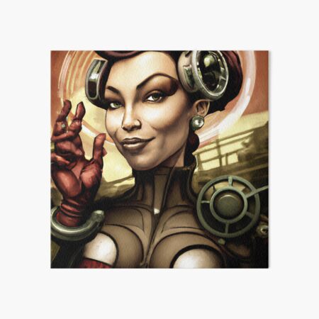 Atompunk Woman Atompunk Aesthetic Retro Sci Fi Art Sci Fi Concept Art Art Board Print