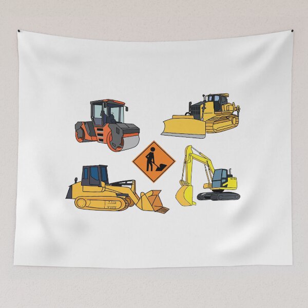 Item preview, Construction Vehicles and Sign designed and sold by judgeart.