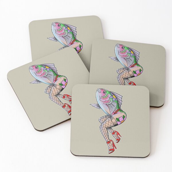 Item preview, Mermaid Tattoo Flash designed and sold by SpaceTruck.