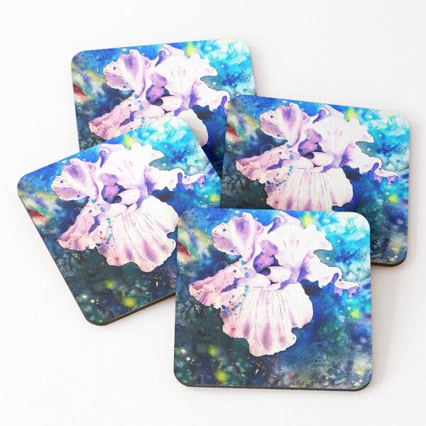 Item preview, Watercolor painting of Iris designed and sold by KatasArt.