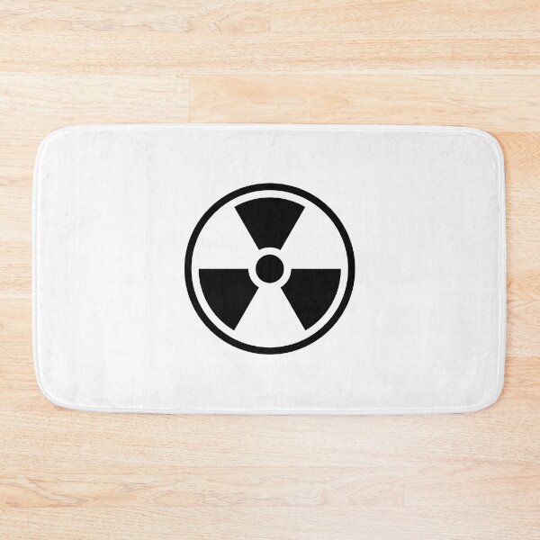 Artikelvorschau, Schwarzes radioaktives Symbol nukleare Strahlung warnt vor biologischer Gefahr entworfen und verkauft von Dreamakerstudio.