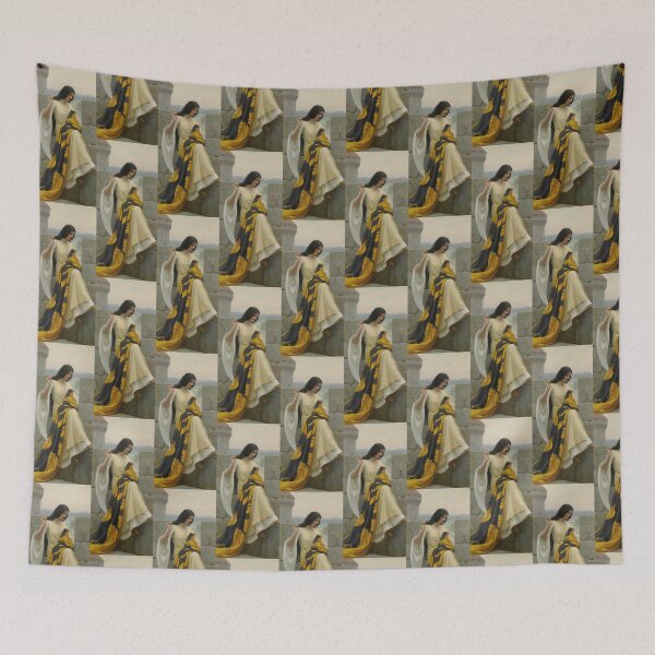 Item preview, Stitching The Standard (1911) Edmund Blair Leighton designed and sold by TeeARTHY.