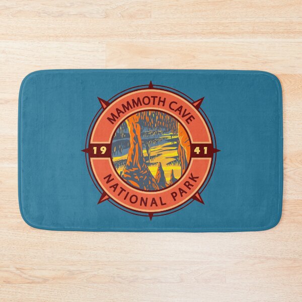Item preview, Mammoth Cave National Park Retro Compass Emblem designed and sold by KrisSidDesigns.