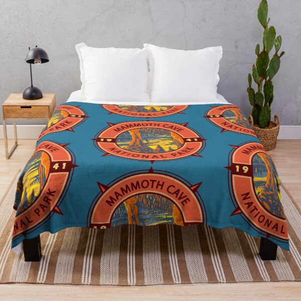 Item preview, Mammoth Cave National Park Retro Compass Emblem designed and sold by KrisSidDesigns.