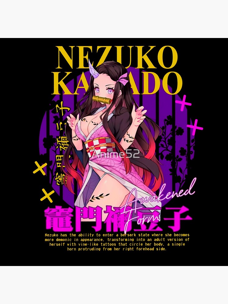 Nezuko Kamado Demon Slayer Poster For Sale By Anime52 Redbubble 5752