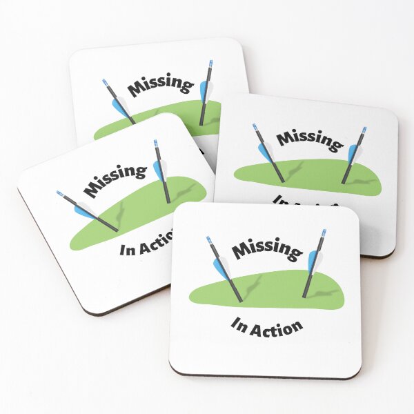 Item preview, Missing in Action Field Archery Humorous Design designed and sold by Lord-Lupine.