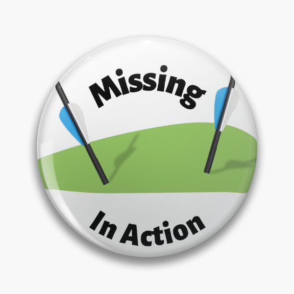 Item preview, Missing in Action Field Archery Humorous Design designed and sold by Lord-Lupine.