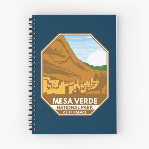 Item preview, Mesa Verde National Park Cliff Palace Retro Emblem designed and sold by KrisSidDesigns.