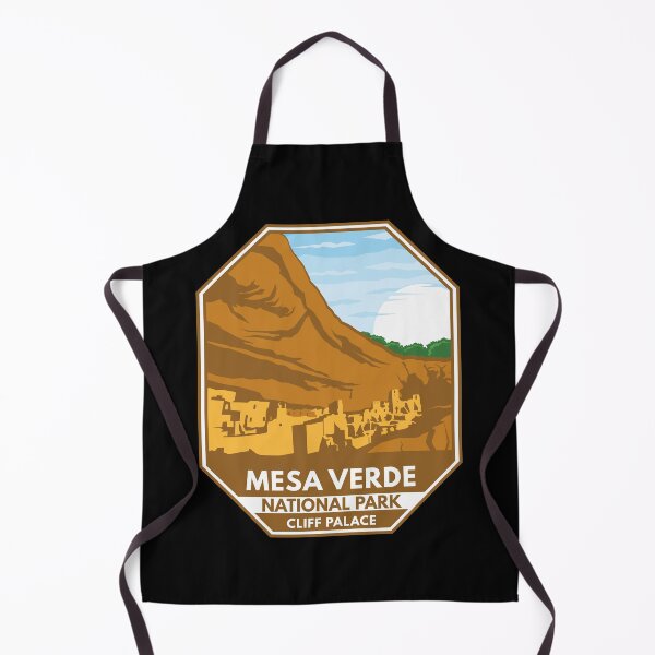 Item preview, Mesa Verde National Park Cliff Palace Retro Emblem designed and sold by KrisSidDesigns.