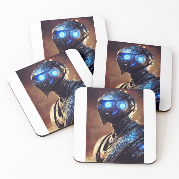 Item preview, Futuristic knight epic poster designed and sold by Elite's Workshop.