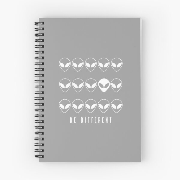 Item preview, BE DIFFERENT - ALIEN (white) designed and sold by eileendiaries.