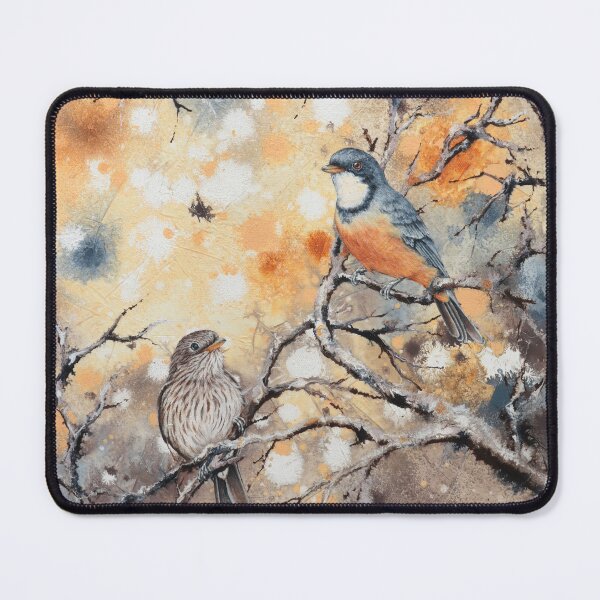 Item preview, "Rufous Masquerade" Rufous Whistlers designed and sold by KADuffy.