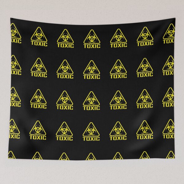 Item preview, Biohazard toxic symbol inside triangle biological danger designed and sold by Dreamakerstudio.