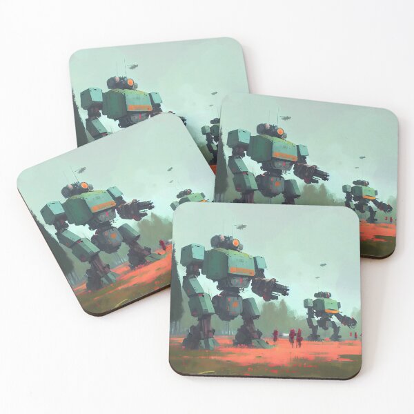 Item preview, post apocalyptic robot poster designed and sold by Elite's Workshop.