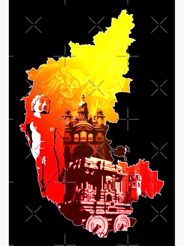 Karnataka Rajyotsava Illustration Poster Design Vector Stock Vector  (Royalty Free) 2368748965 | Shutterstock