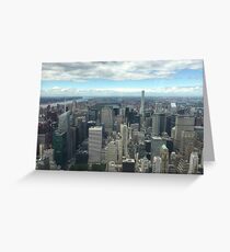 View of Manhattan, New York Greeting Card