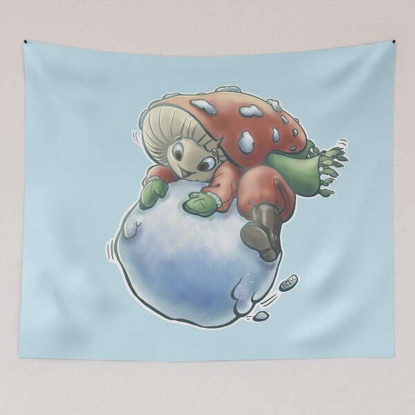 Item preview, Snow Mush Fun Guy Gus the Mushroom and his Amazing Snowball designed and sold by RJKpoyp.
