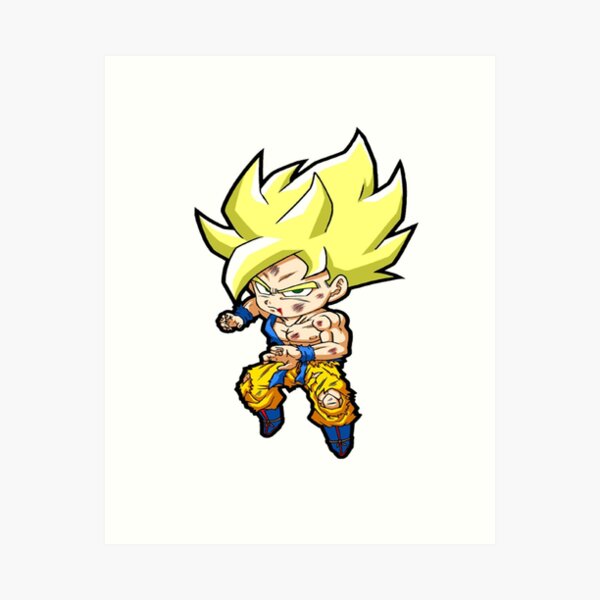 Goku Super Saiyan 2 Art Print