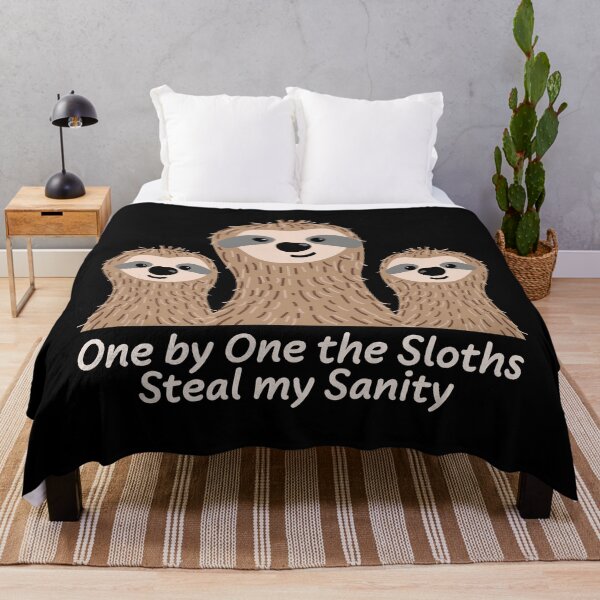 Item preview, One by One the Sloths Steal my Sanity Black designed and sold by ironydesigns.