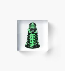 Dalek - Green Acrylic Block