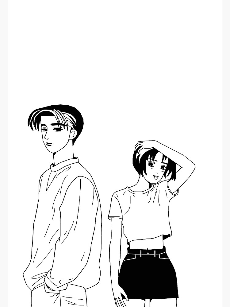 Natsuki & Takumi (Initial D) Sticker for Sale by IHolyBreadI