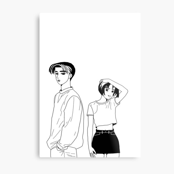 Natsuki & Takumi (Initial D) Sticker for Sale by IHolyBreadI