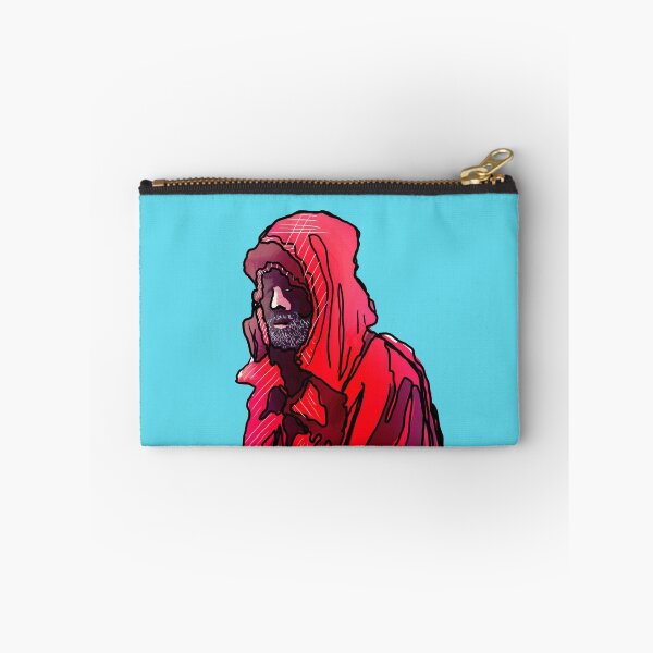 Item preview, Rain jacket, crazy expressive portrait of a fisherman designed and sold by dusso.