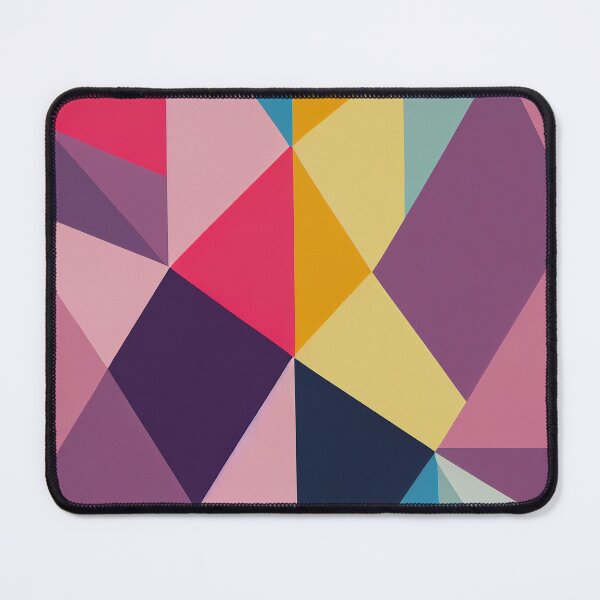 Item preview, Minimalist Abstract Polygonal shapes in pastel colors designed and sold by pcusine.