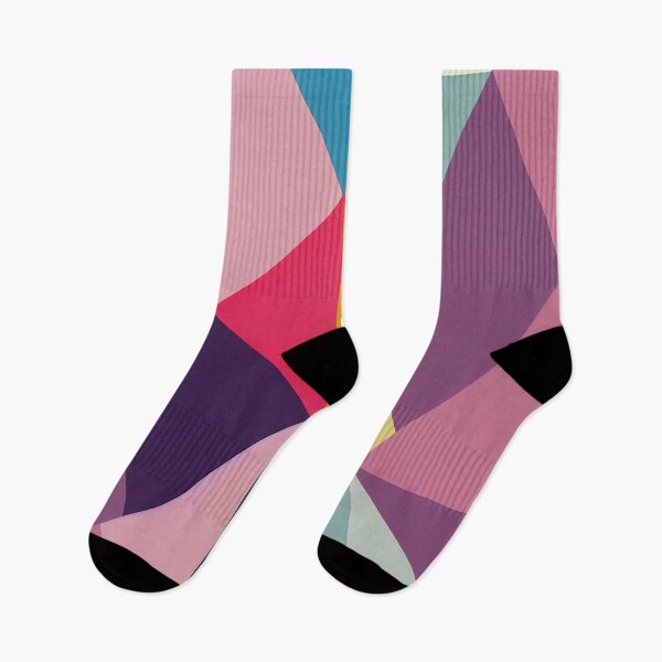 Item preview, Minimalist Abstract Polygonal shapes in pastel colors designed and sold by pcusine.