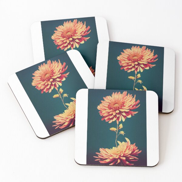 Item preview, Awesome chrysanthemum flowers poster designed and sold by Elite's Workshop.